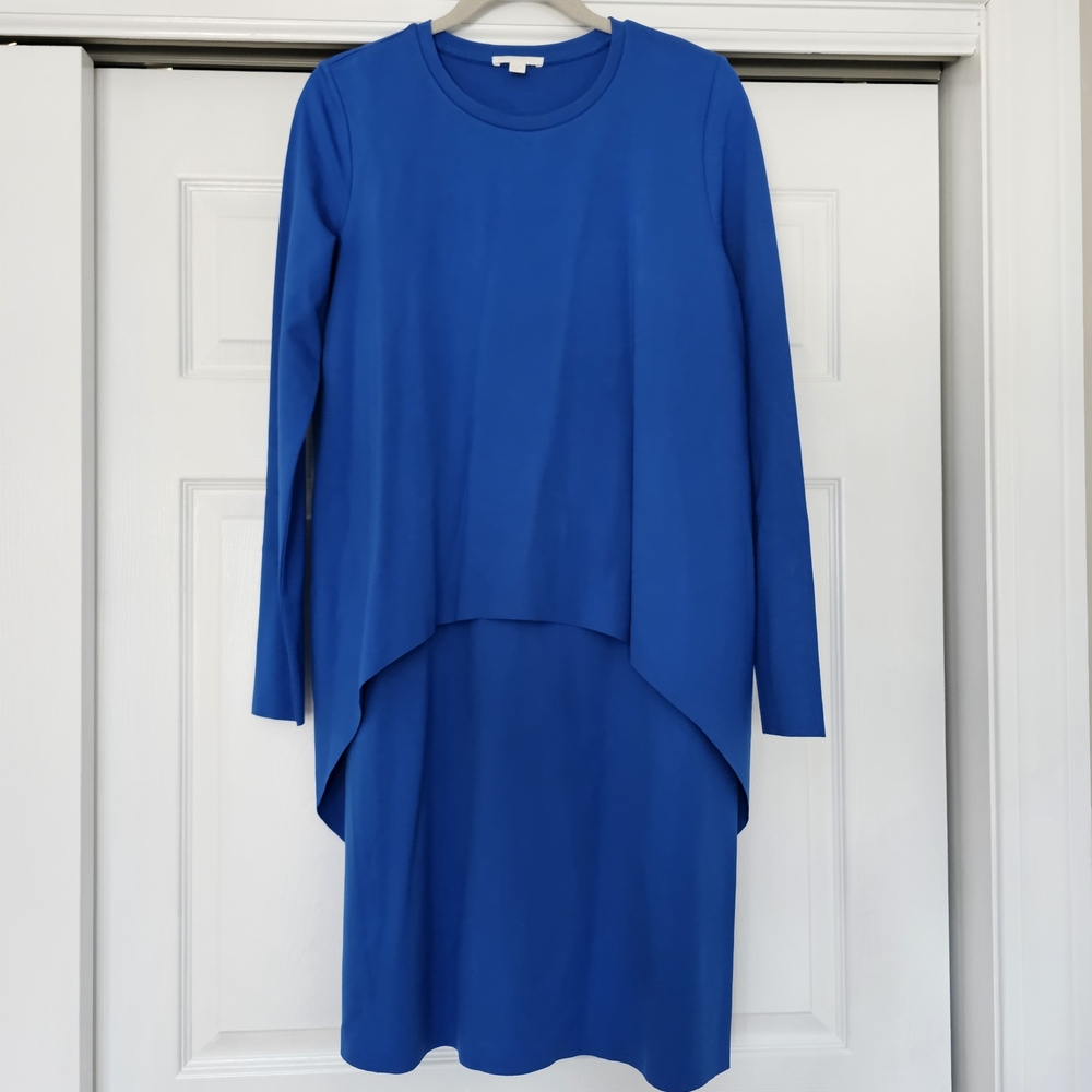 COS Vibrant Blue High Low Dress